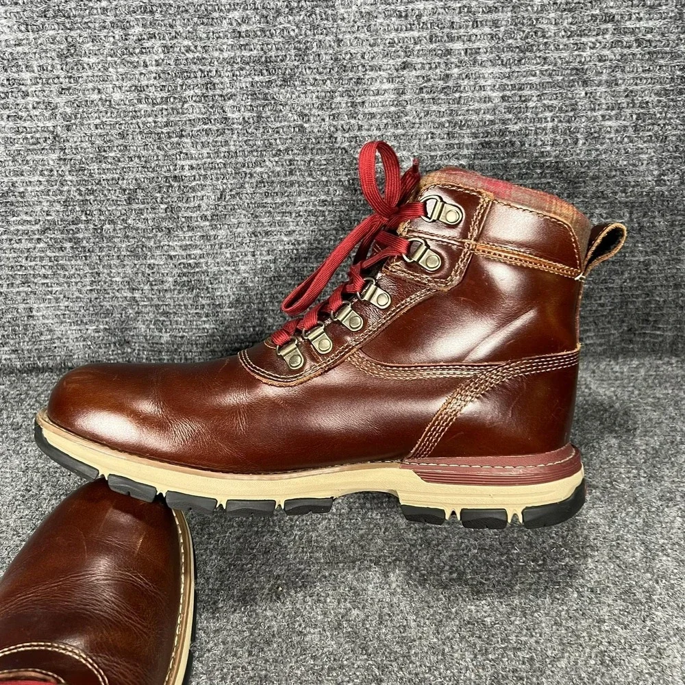 Timberland Pendleton Boots Mens Size 9.5 Brown Leather Gore-Tex Waterproof Snow